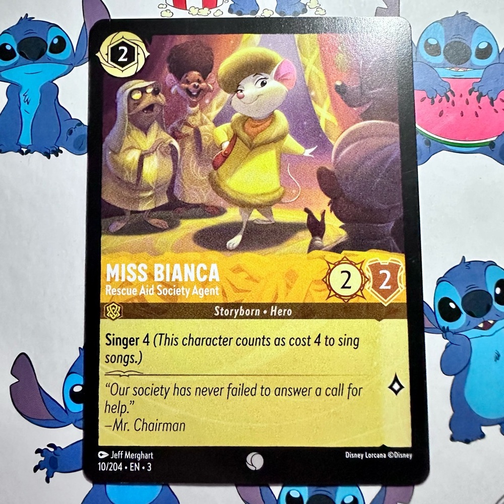 miss bianca 10/204 [the rescuers] - common — disney lorcana: into the inklands